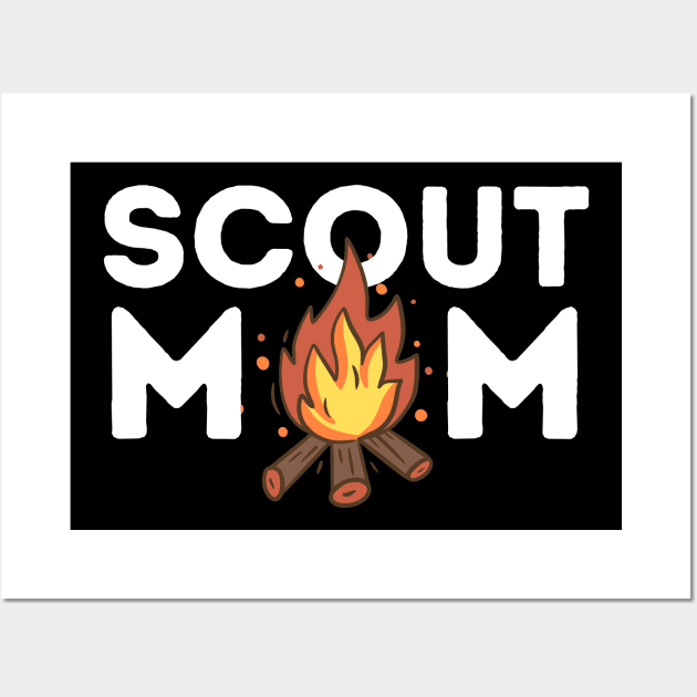 Scout Mom Wall Art by Teewyld